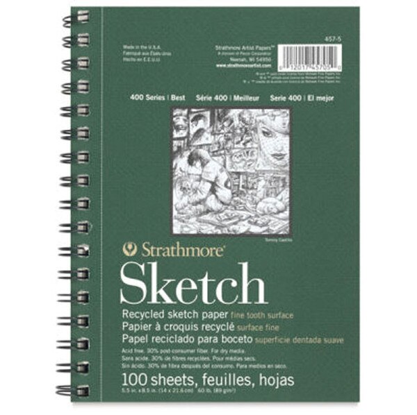 Strathmore 400 Series Recycled Paper Sketch Pad 11 x 14